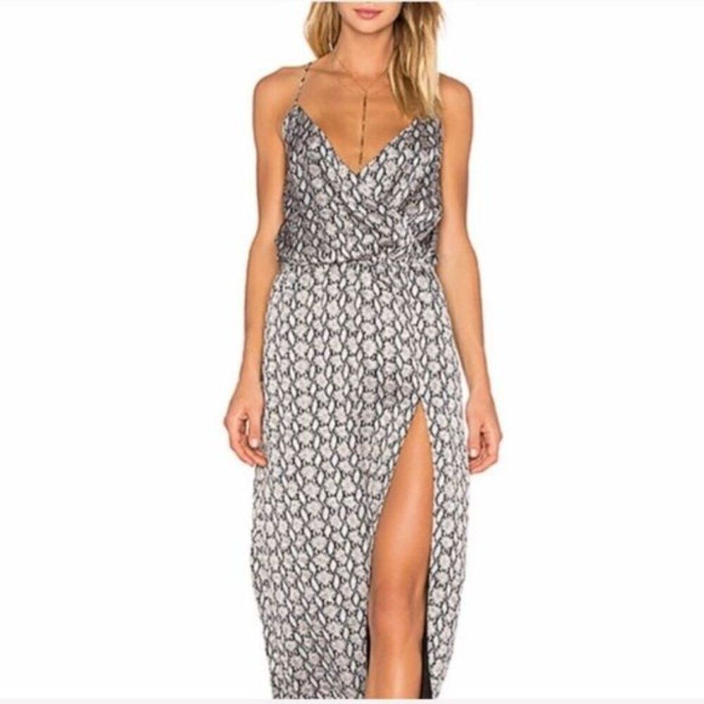 BLQ Revolve snake print maxi dress 0
